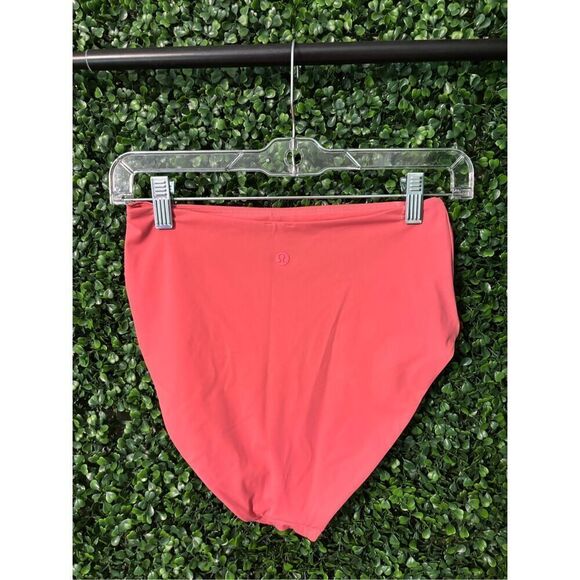 Lululemon Waterside High-Waist Skimpy-Fit Swim Bottom  in raspberry cream Sz 4 - Picture 2 of 3